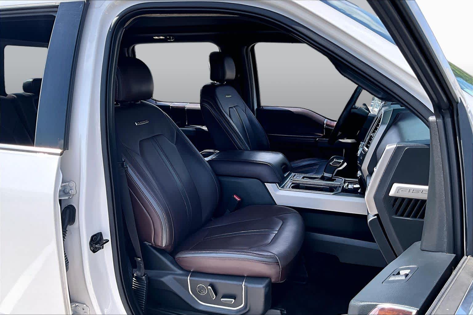 2015 Ford F-150 Platinum White Platinum Metallic Tri-Coat at Auto Boutique Texas