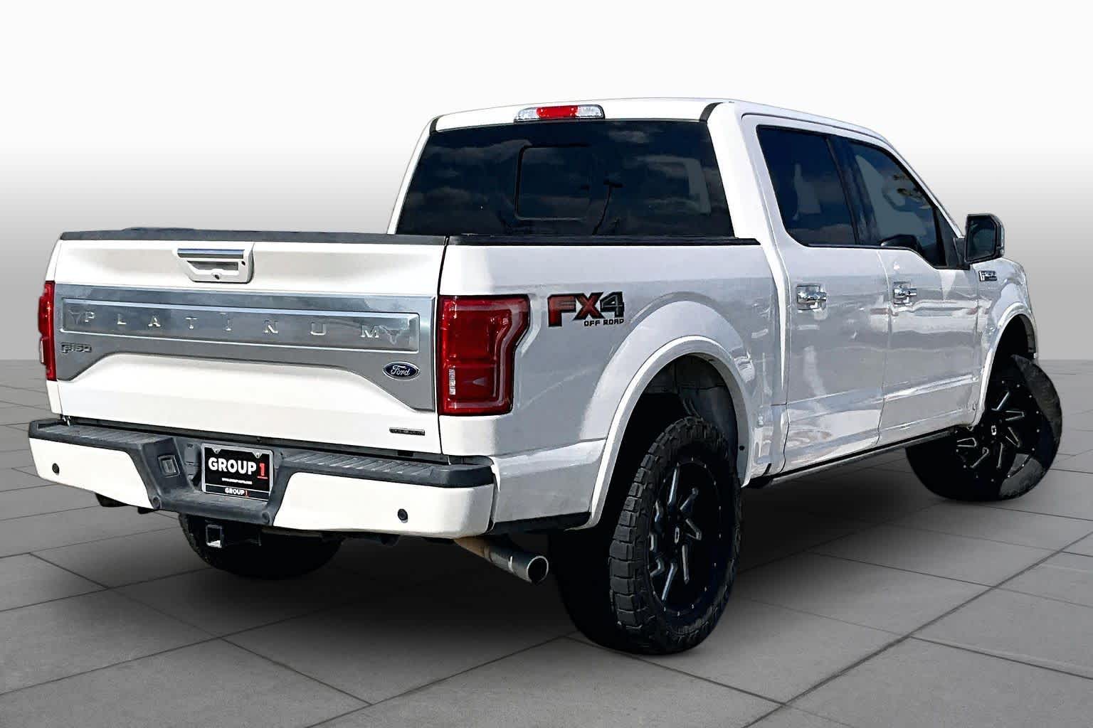 2015 Ford F-150 Platinum White Platinum Metallic Tri-Coat at Auto Boutique Texas