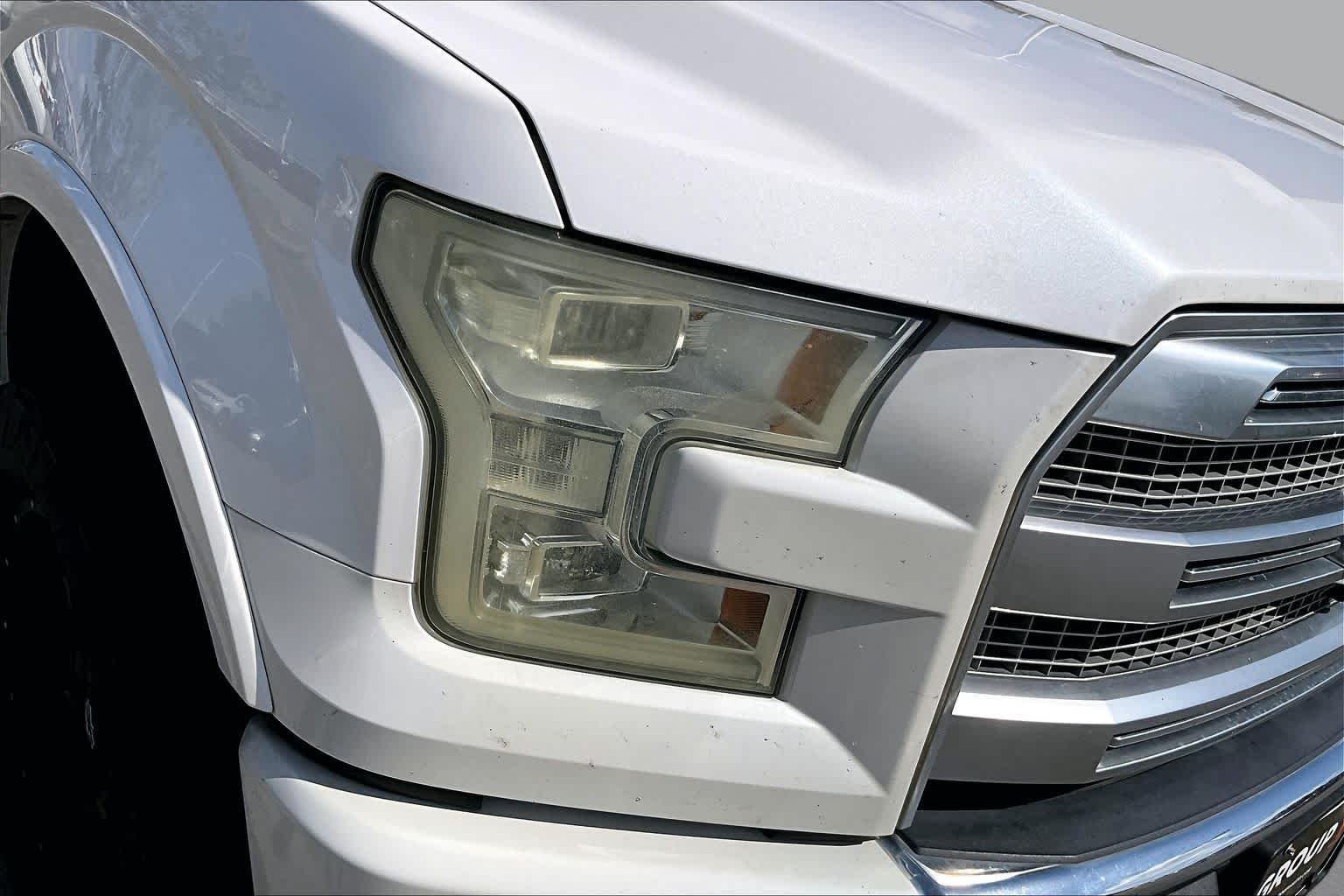 2015 Ford F-150 Platinum White Platinum Metallic Tri-Coat at Auto Boutique Texas