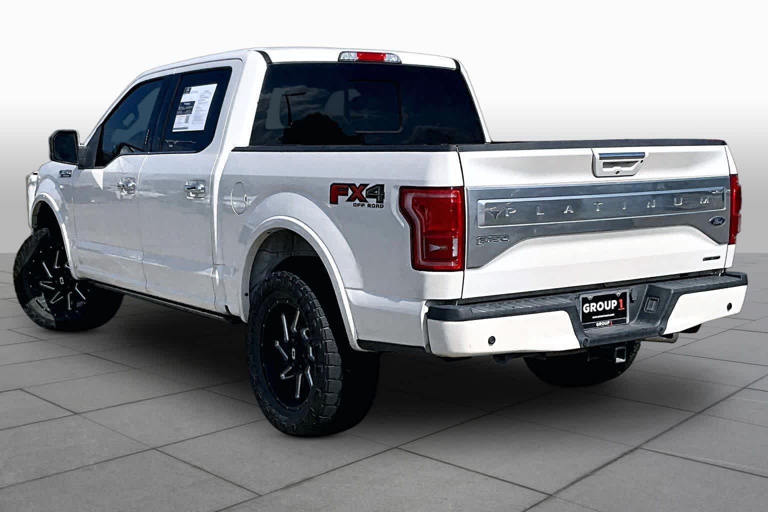 2015 Ford F-150 Platinum White Platinum Metallic Tri-Coat at Auto Boutique Texas