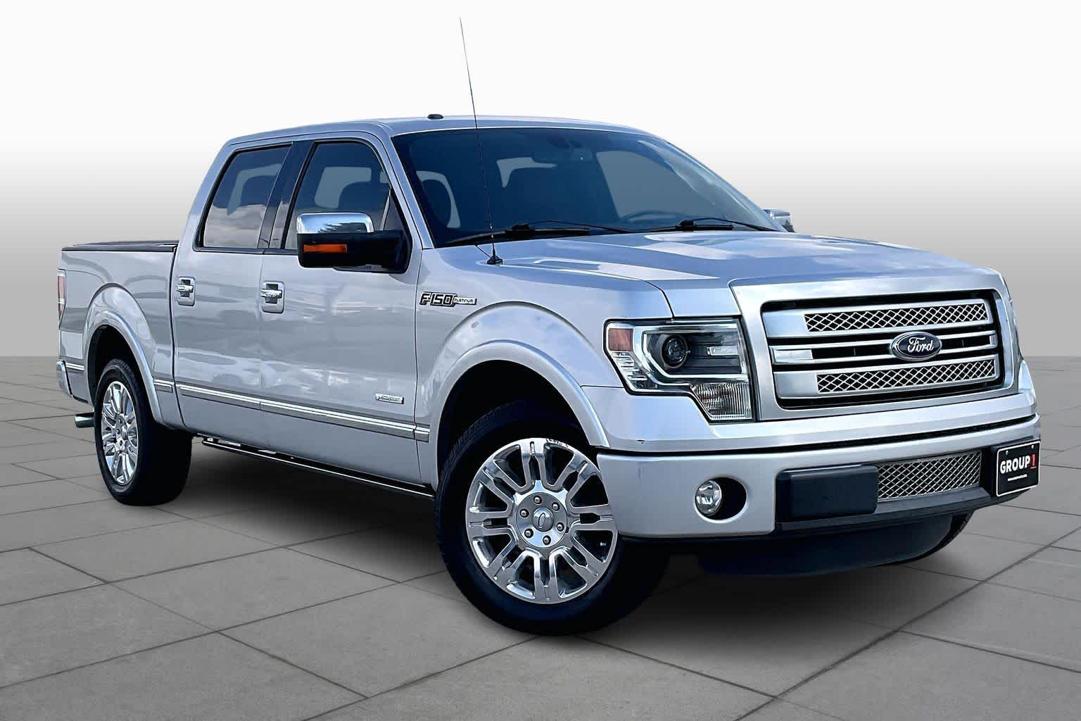 2013 Ford F-150 Platinum Ingot Silver Metallic at Mac Haik Ford