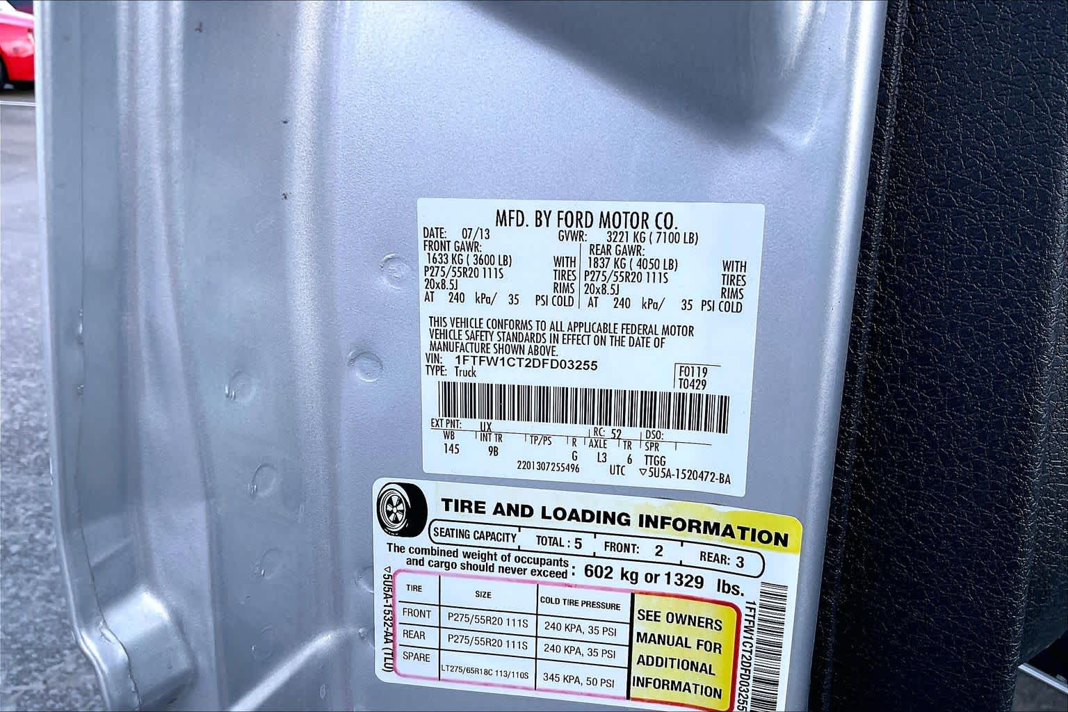 2013 Ford F-150 Platinum Ingot Silver Metallic at Mac Haik Ford