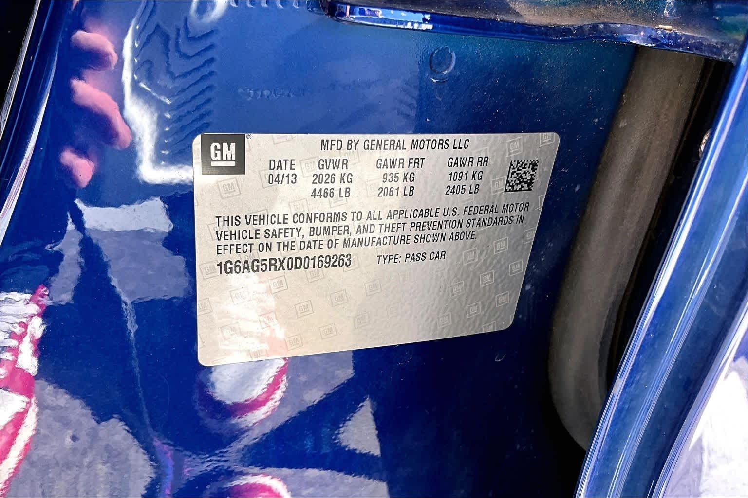 2013 Cadillac ATS  Opulent Blue Metallic at Sterling McCall Nissan