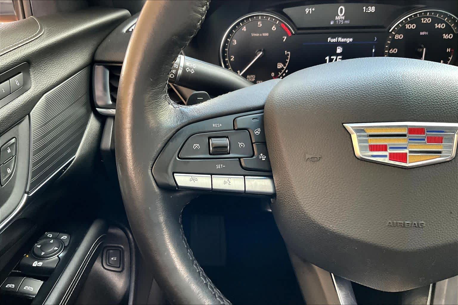 2023 Cadillac CT4 Premium Luxury Argent Silver Metallic at Mercedes-Benz of Houston North