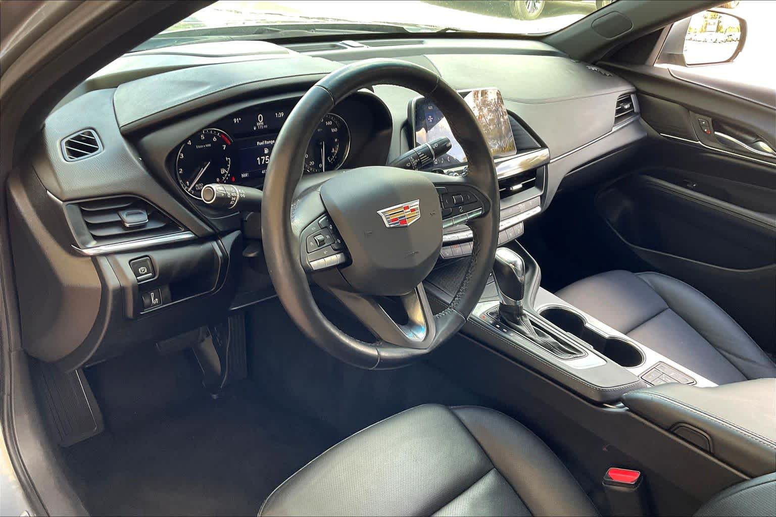 2023 Cadillac CT4 Premium Luxury Argent Silver Metallic at Mercedes-Benz of Houston North