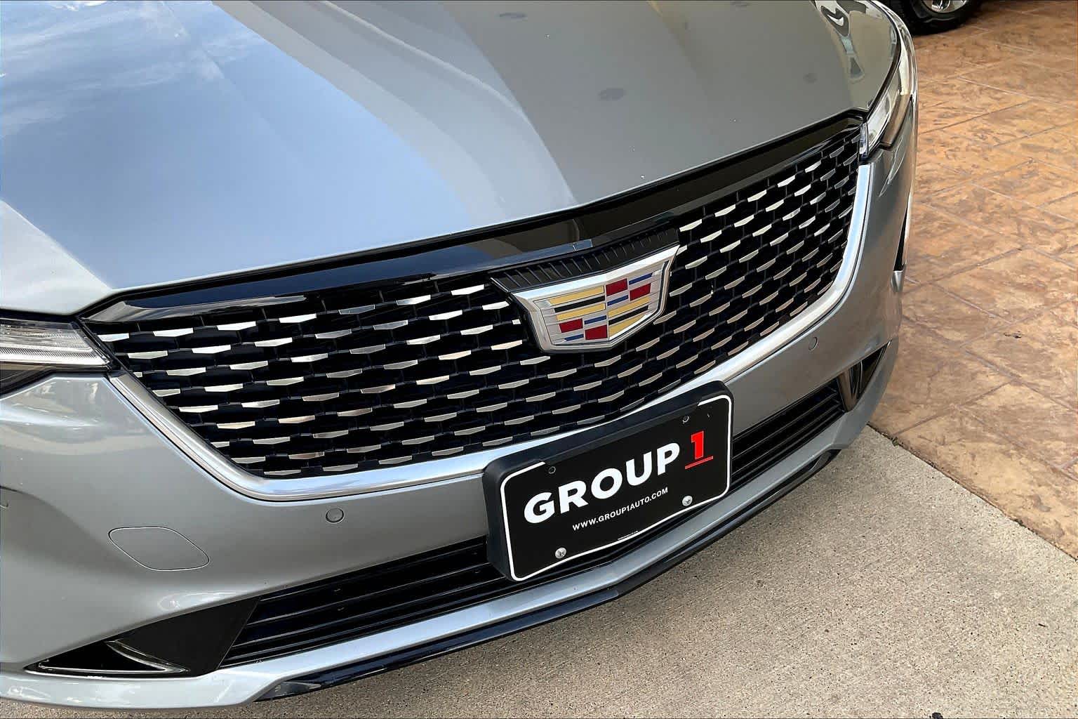 2023 Cadillac CT4 Premium Luxury Argent Silver Metallic at Mercedes-Benz of Houston North