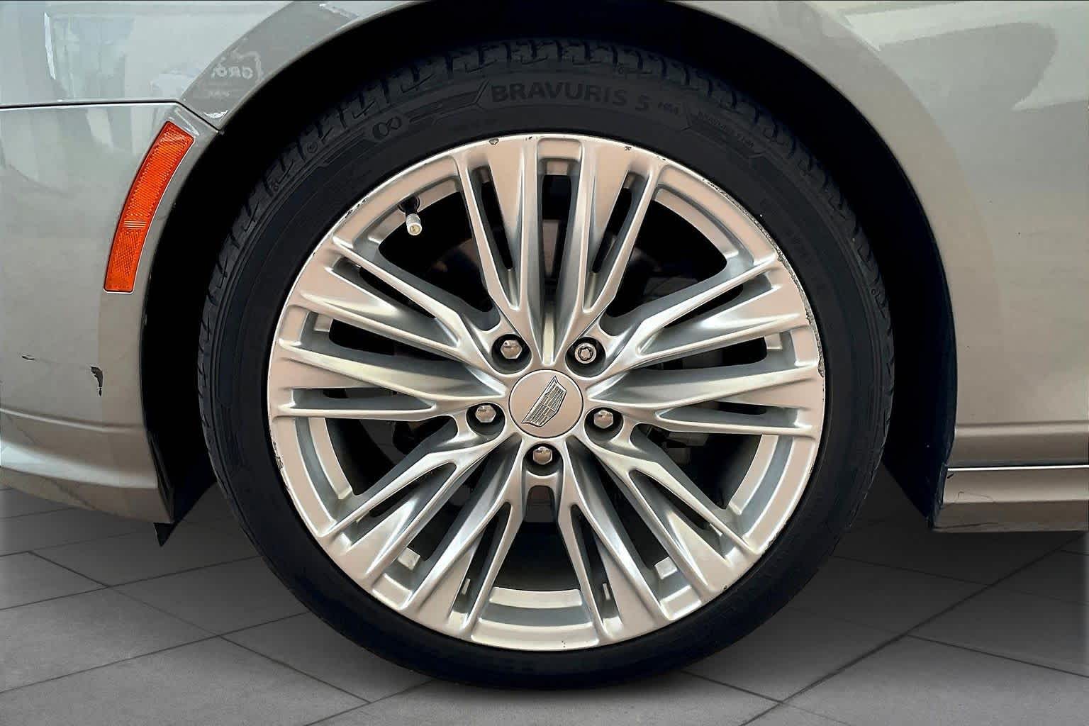 2023 Cadillac CT4 Premium Luxury Argent Silver Metallic at Mercedes-Benz of Houston North