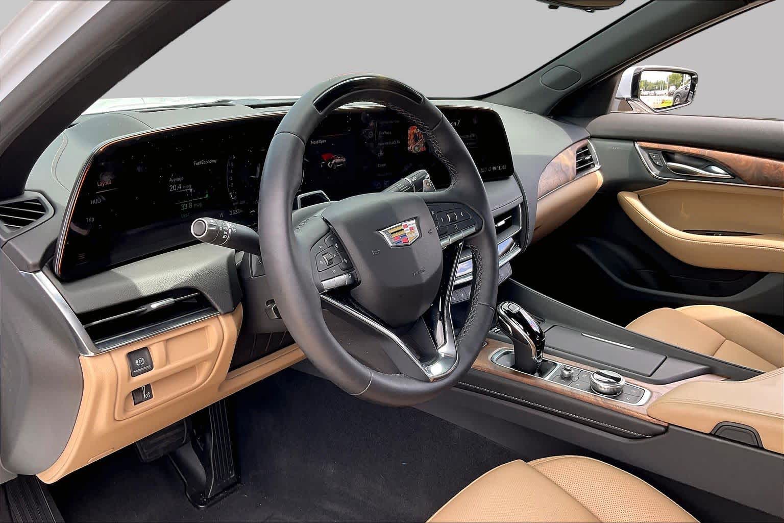 2026 Cadillac CT5 Premium Luxury Vibrant White Tricoat at Ron Craft Chevrolet Cadillac