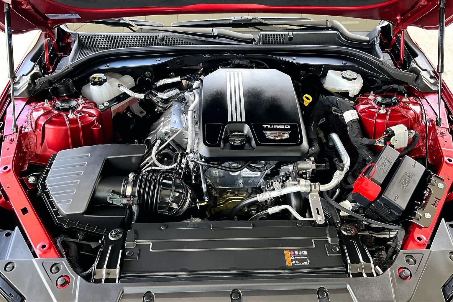 2026 Cadillac CT5 Sport Radiant Red Tintcoat at Ron Craft Chevrolet Cadillac