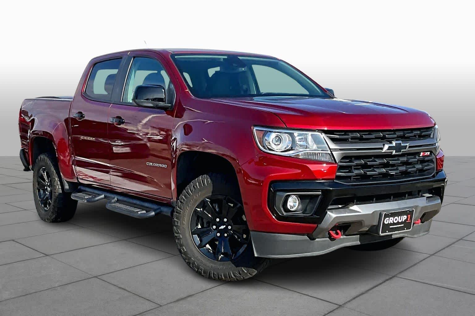 2022 Chevrolet Colorado 4WD Z71 Cherry Red Tintcoat at Texan GMC Buick
