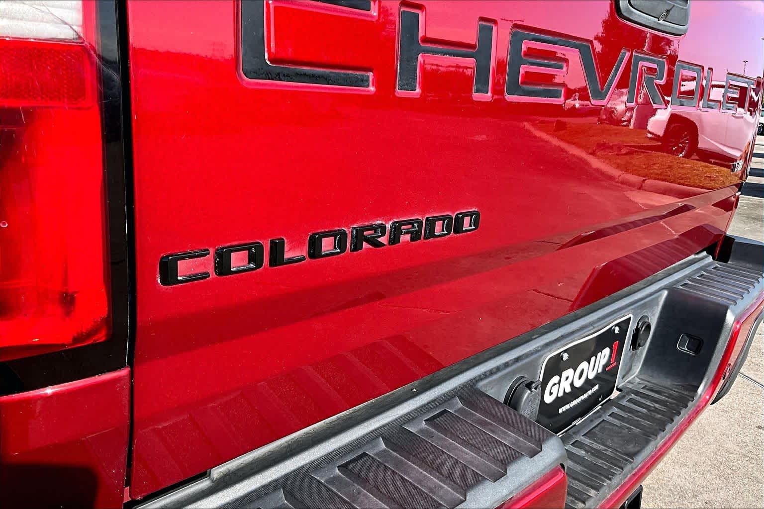 2022 Chevrolet Colorado 4WD Z71 Cherry Red Tintcoat at Texan GMC Buick