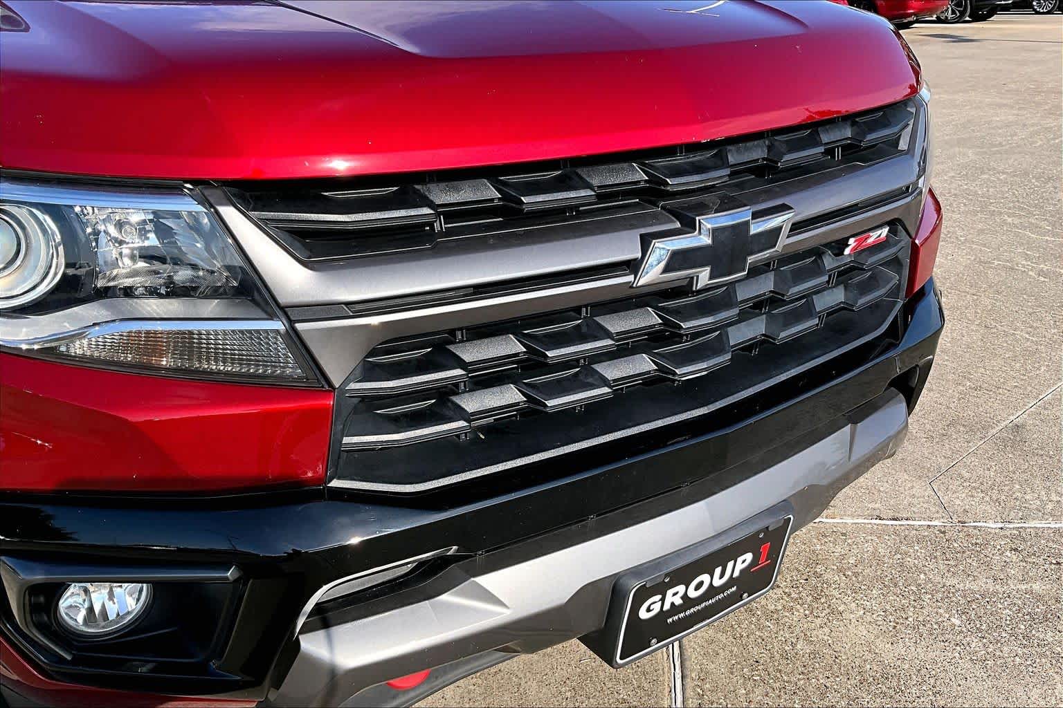 2022 Chevrolet Colorado 4WD Z71 Cherry Red Tintcoat at Texan GMC Buick