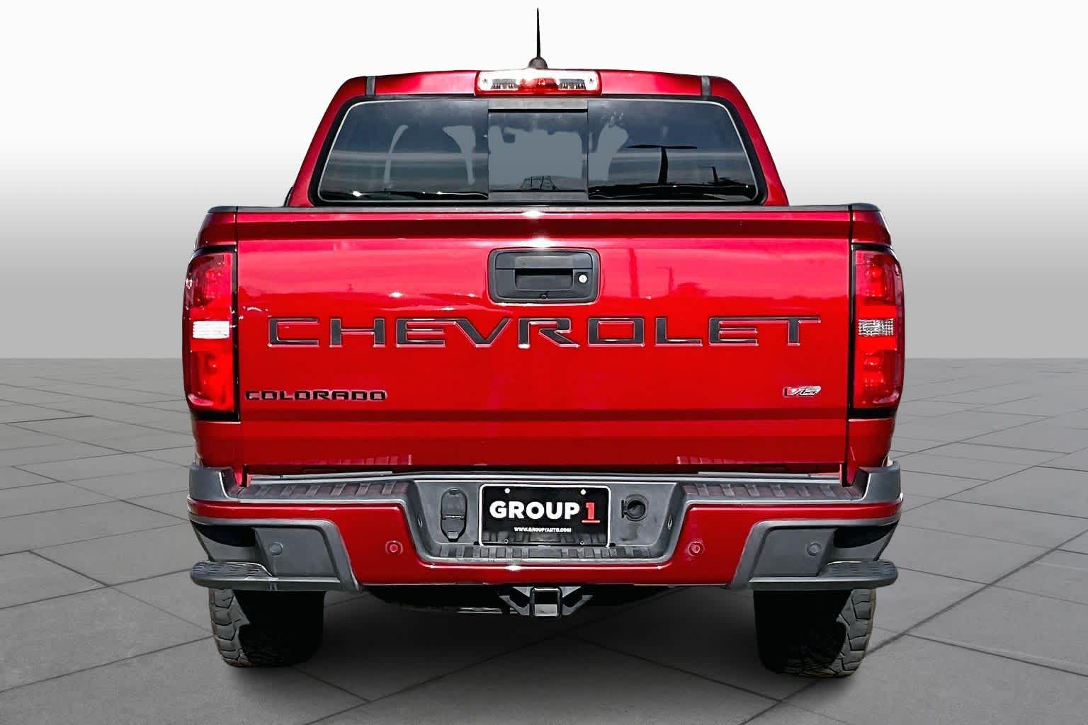 2022 Chevrolet Colorado 4WD Z71 Cherry Red Tintcoat at Texan GMC Buick