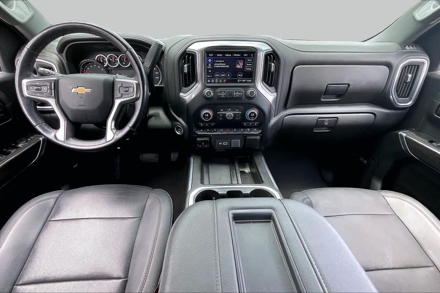 2022 Chevrolet Silverado 1500 LTD LTZ Mosaic Black Metallic at AutoNation Chevrolet Gulf Fwy