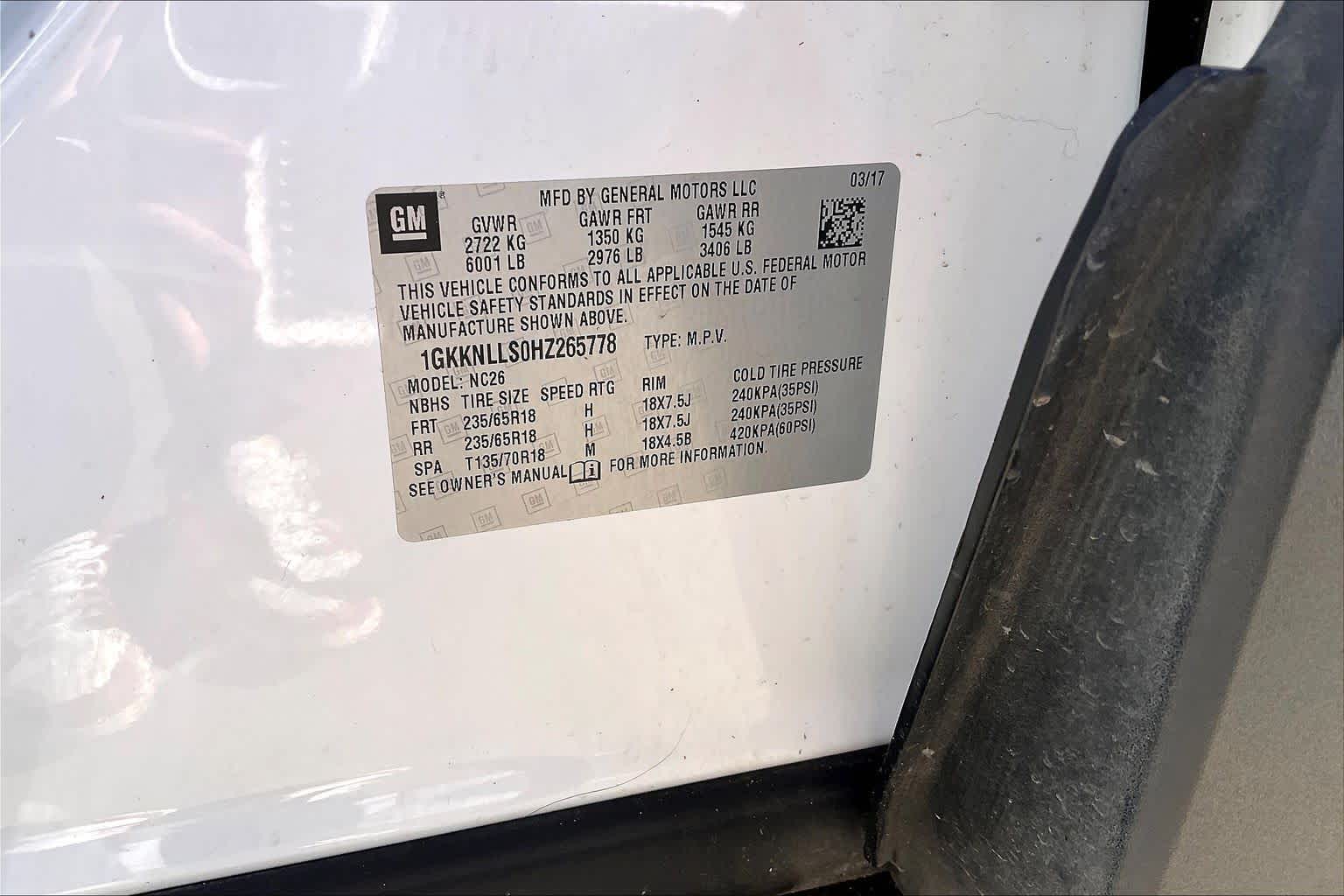 2017 GMC Acadia SLE Summit White at Robbins Nissan