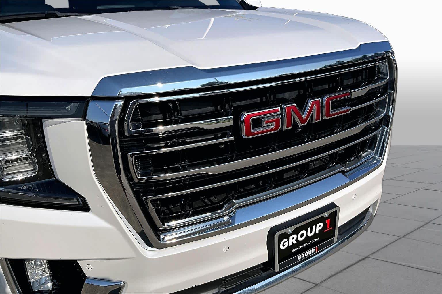 2021 GMC Yukon SLT White Frost Tricoat at Lone Star Chevrolet
