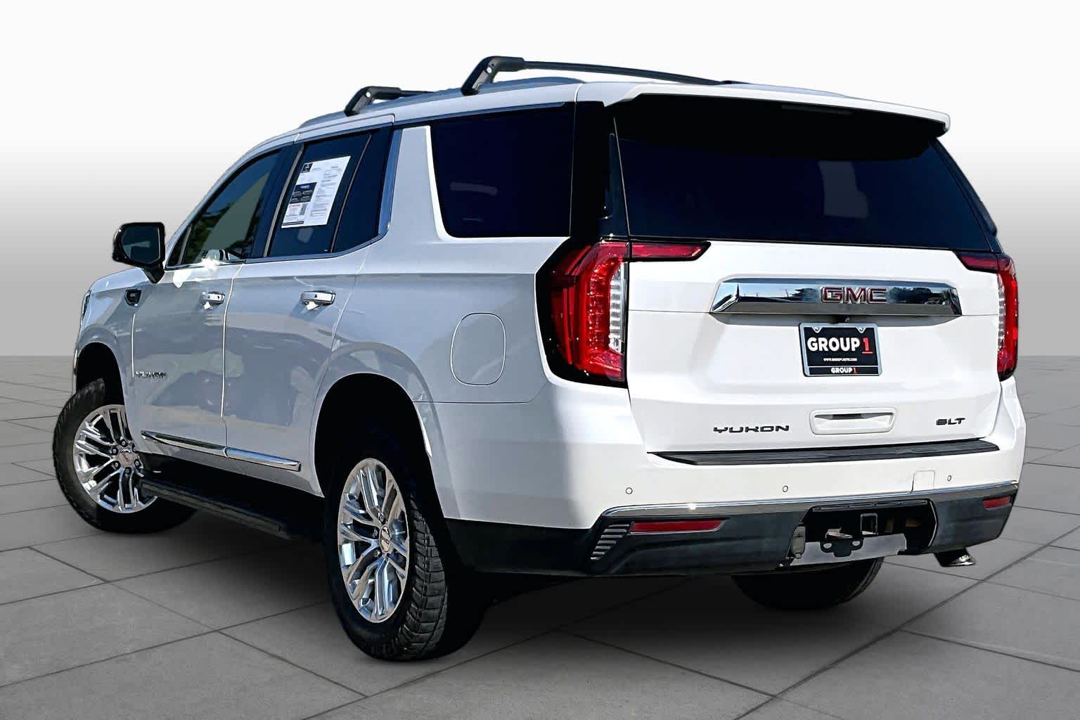 2021 GMC Yukon SLT White Frost Tricoat at Lone Star Chevrolet