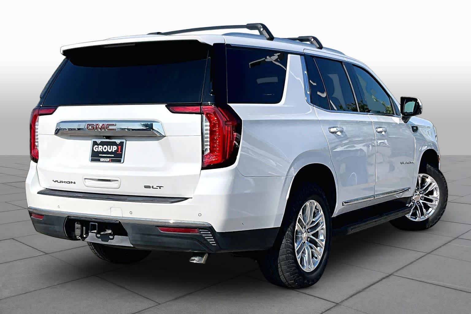 2021 GMC Yukon SLT White Frost Tricoat at Lone Star Chevrolet