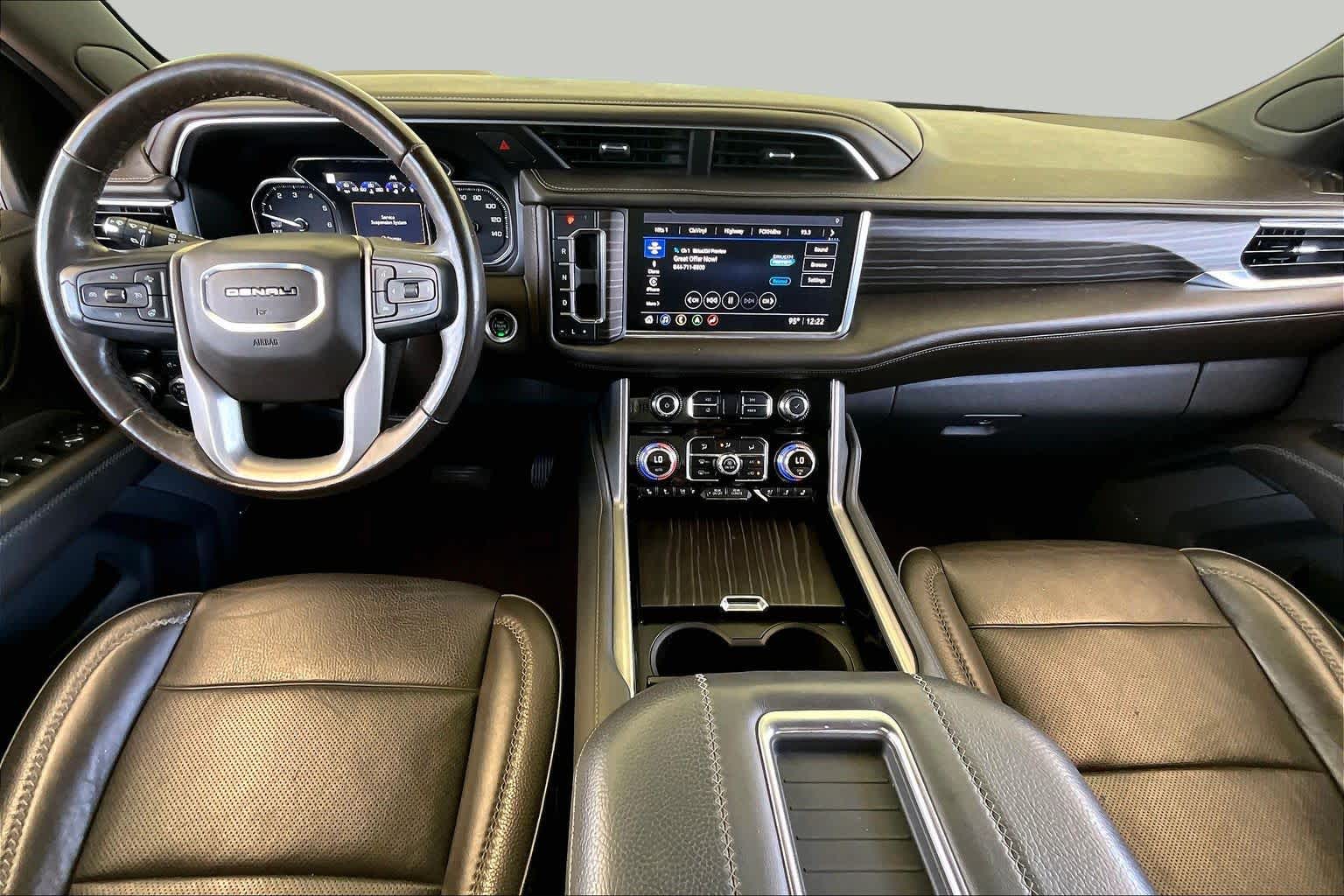 2021 GMC Yukon Denali Denali Summit White at Texan Dodge Chrysler Jeep Ram