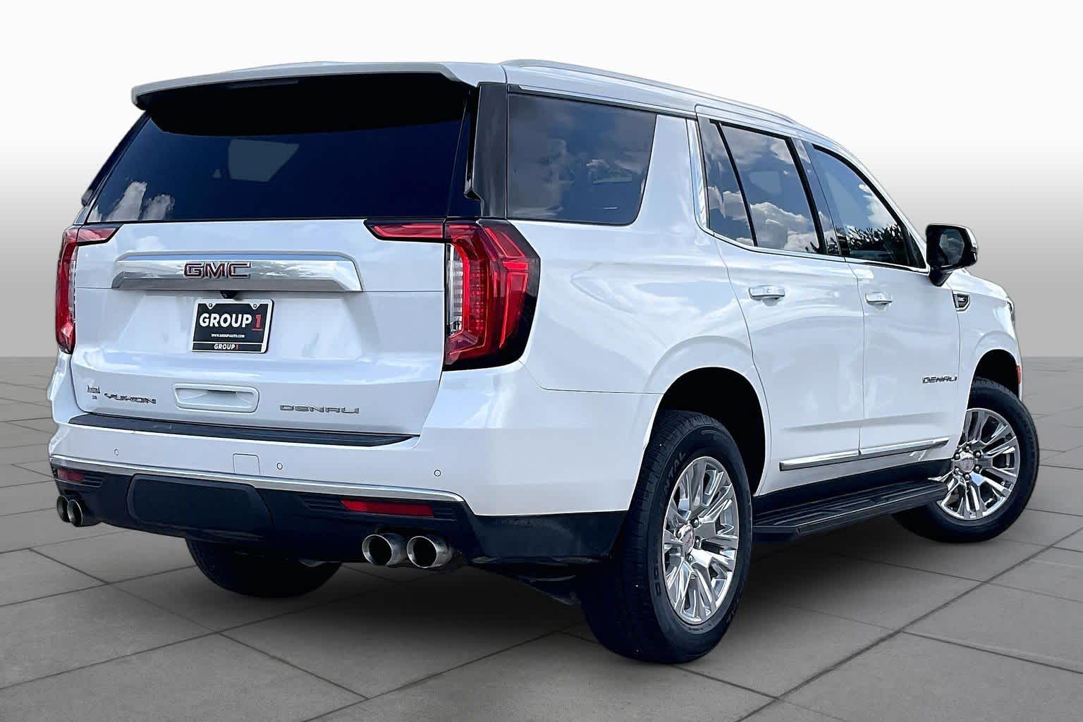 2024 GMC Yukon Denali Denali White Frost Tricoat at Group 1 GMC Buick South