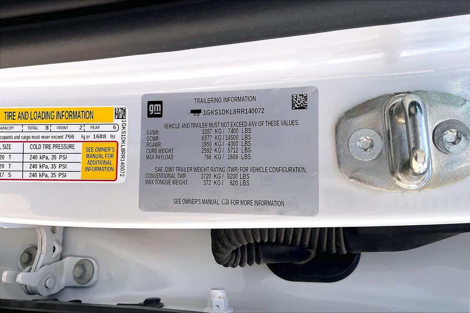 2024 GMC Yukon Denali Denali White Frost Tricoat at Group 1 GMC Buick South