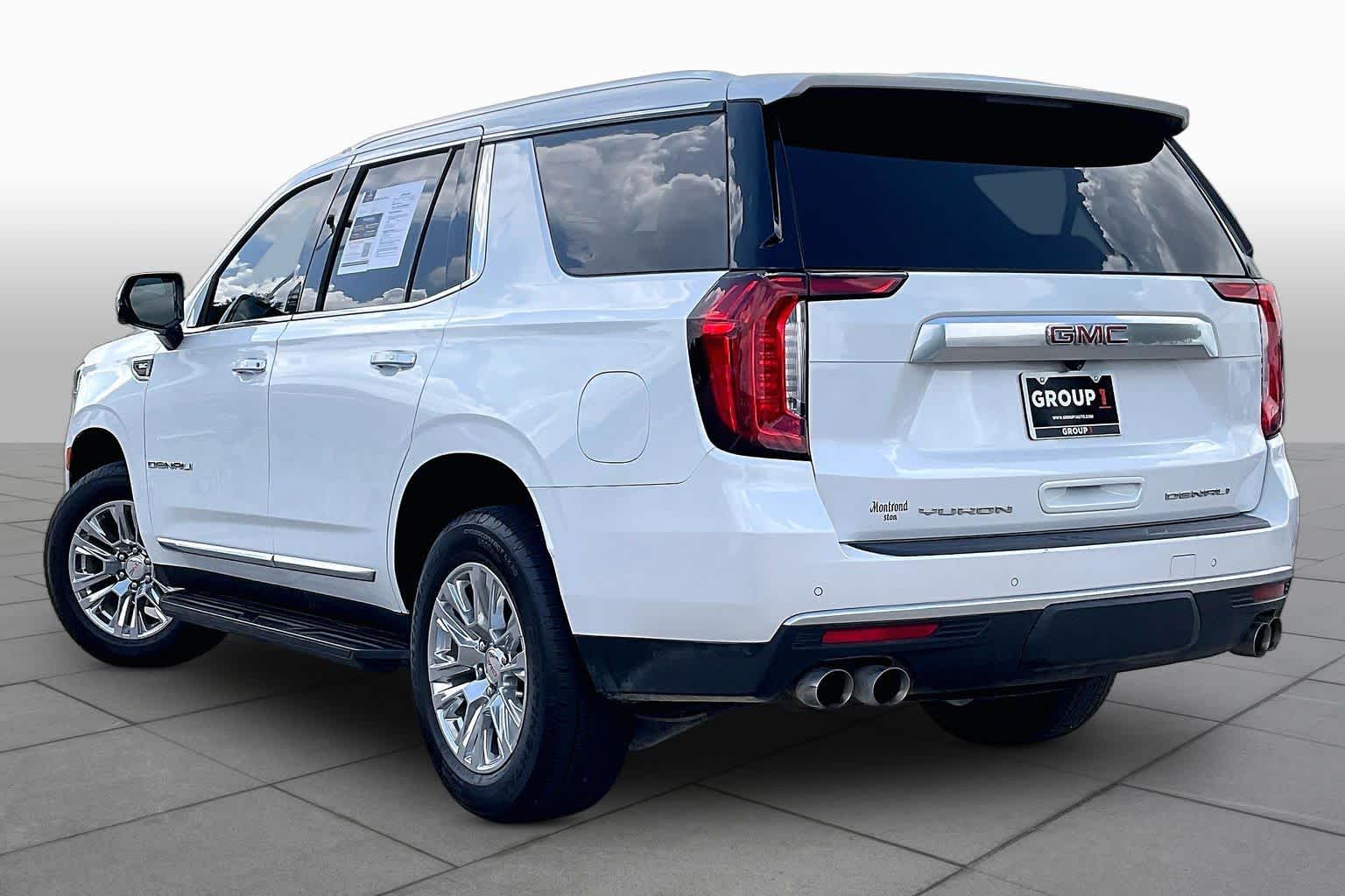 2024 GMC Yukon Denali Denali White Frost Tricoat at Group 1 GMC Buick South