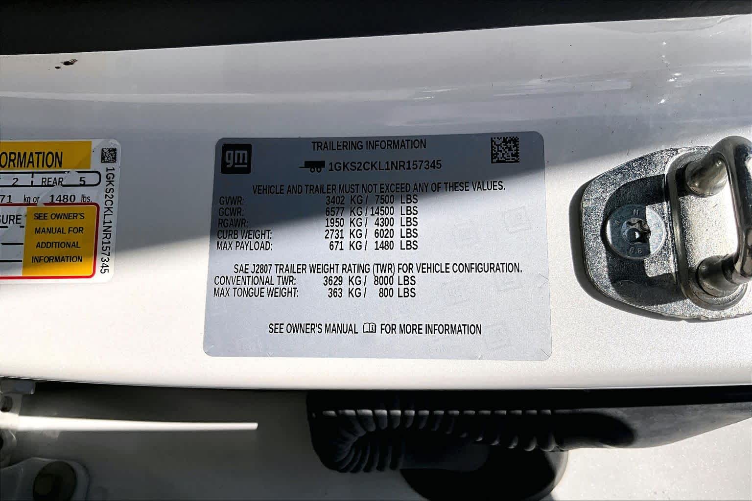 2022 GMC Yukon AT4 White Frost Tricoat at Mac Haik Ford