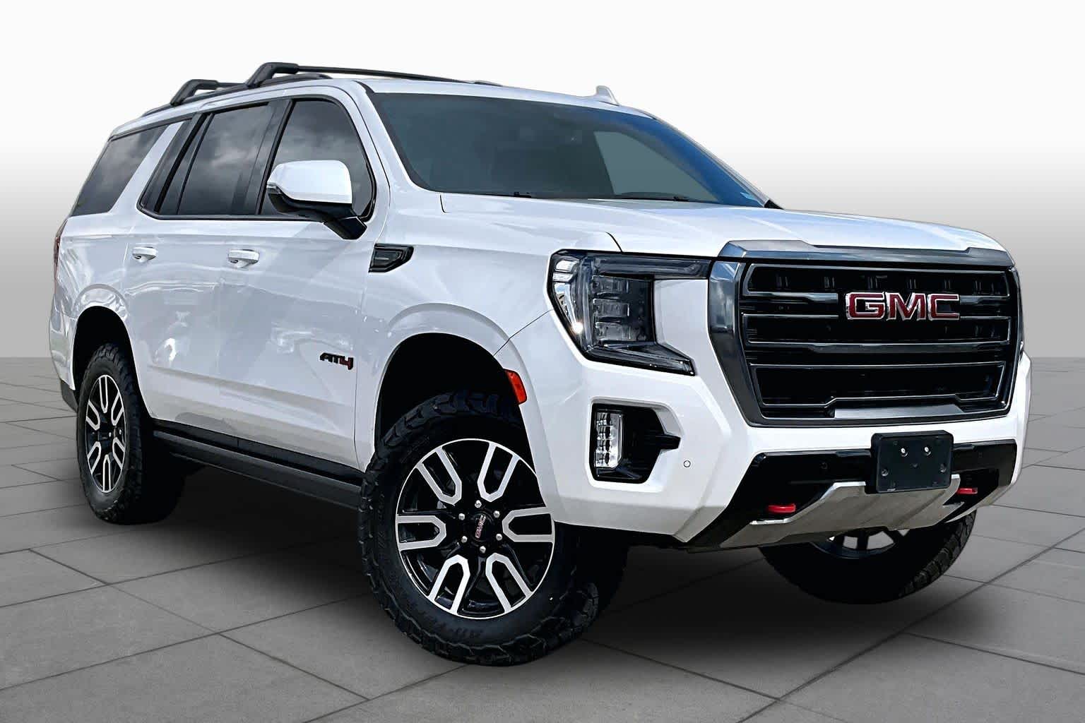 2022 GMC Yukon AT4 White Frost Tricoat at Mac Haik Ford