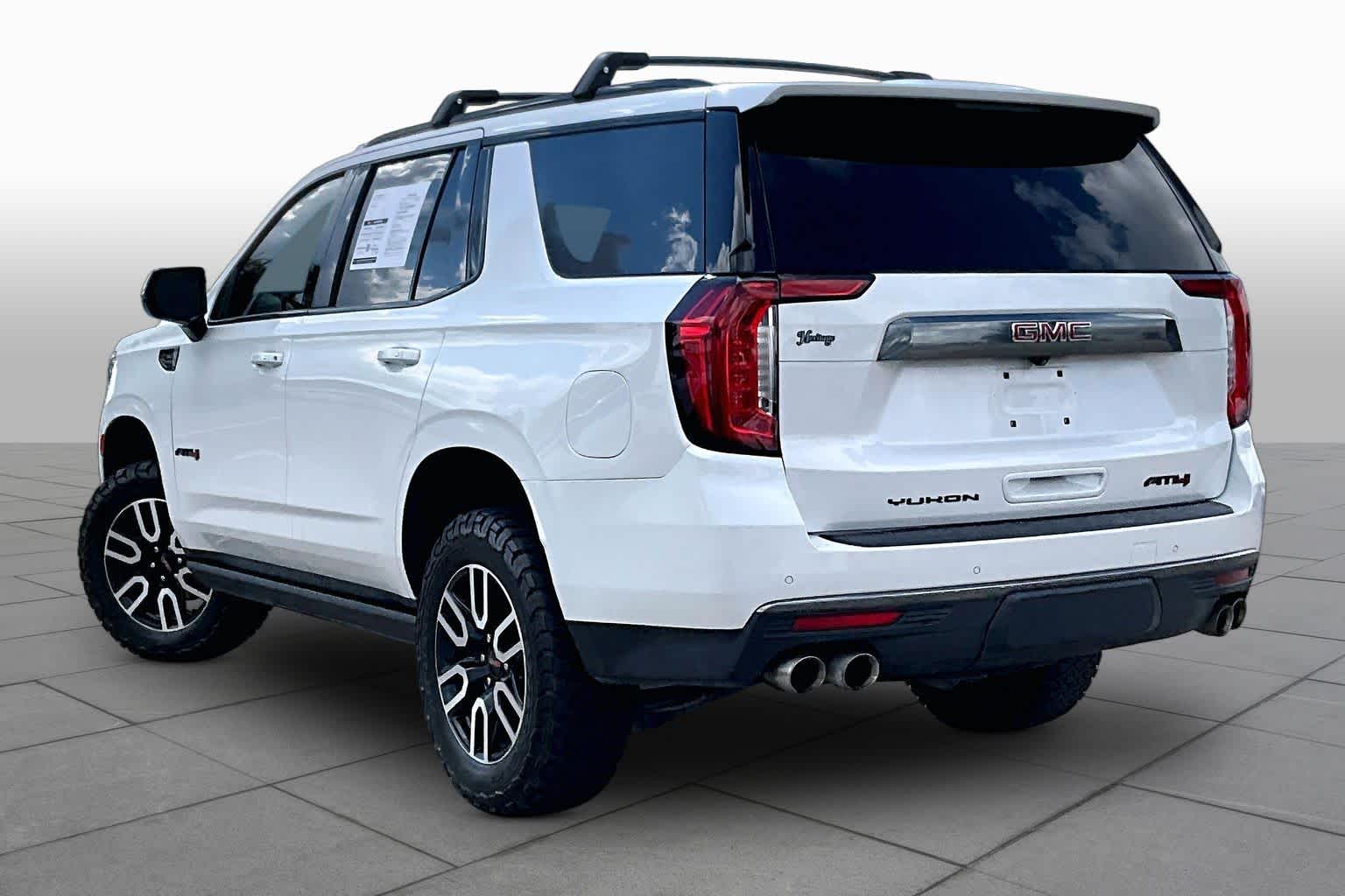 2022 GMC Yukon AT4 White Frost Tricoat at Mac Haik Ford