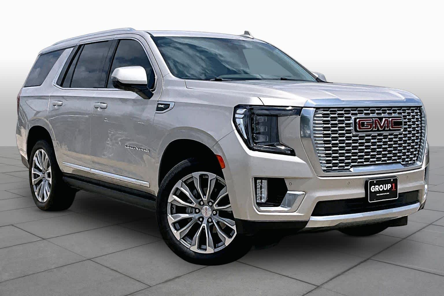 2021 GMC Yukon Denali Denali Pearl Beige Metallic at Group 1 GMC Buick South