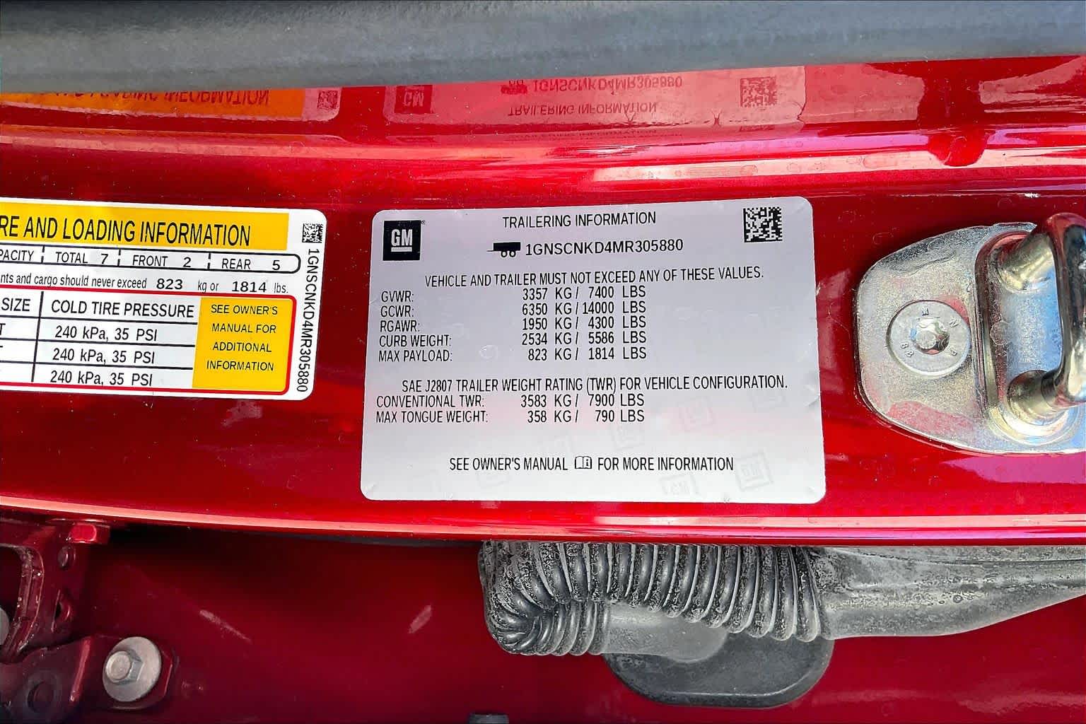 2021 Chevrolet Tahoe LT Cherry Red Tintcoat at Ron Craft Chevrolet Cadillac