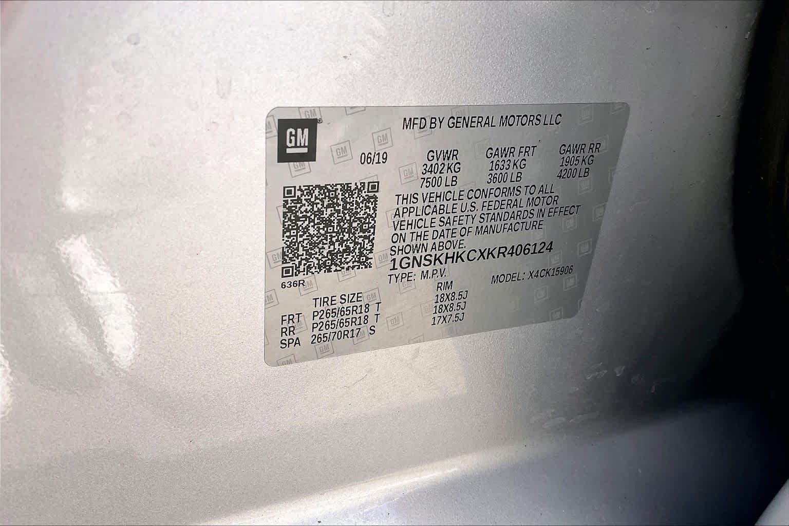 2019 Chevrolet Suburban LT Silver Ice Metallic at AutoNation Chevrolet Gulf Fwy