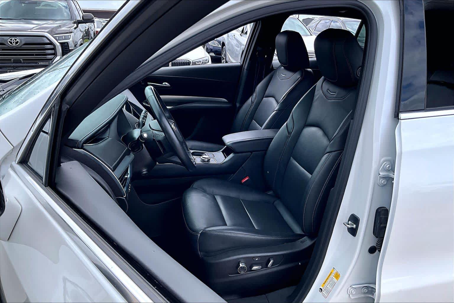 2023 Cadillac XT4 FWD Premium Luxury Crystal White Tricoat at Ron Craft Chevrolet Cadillac