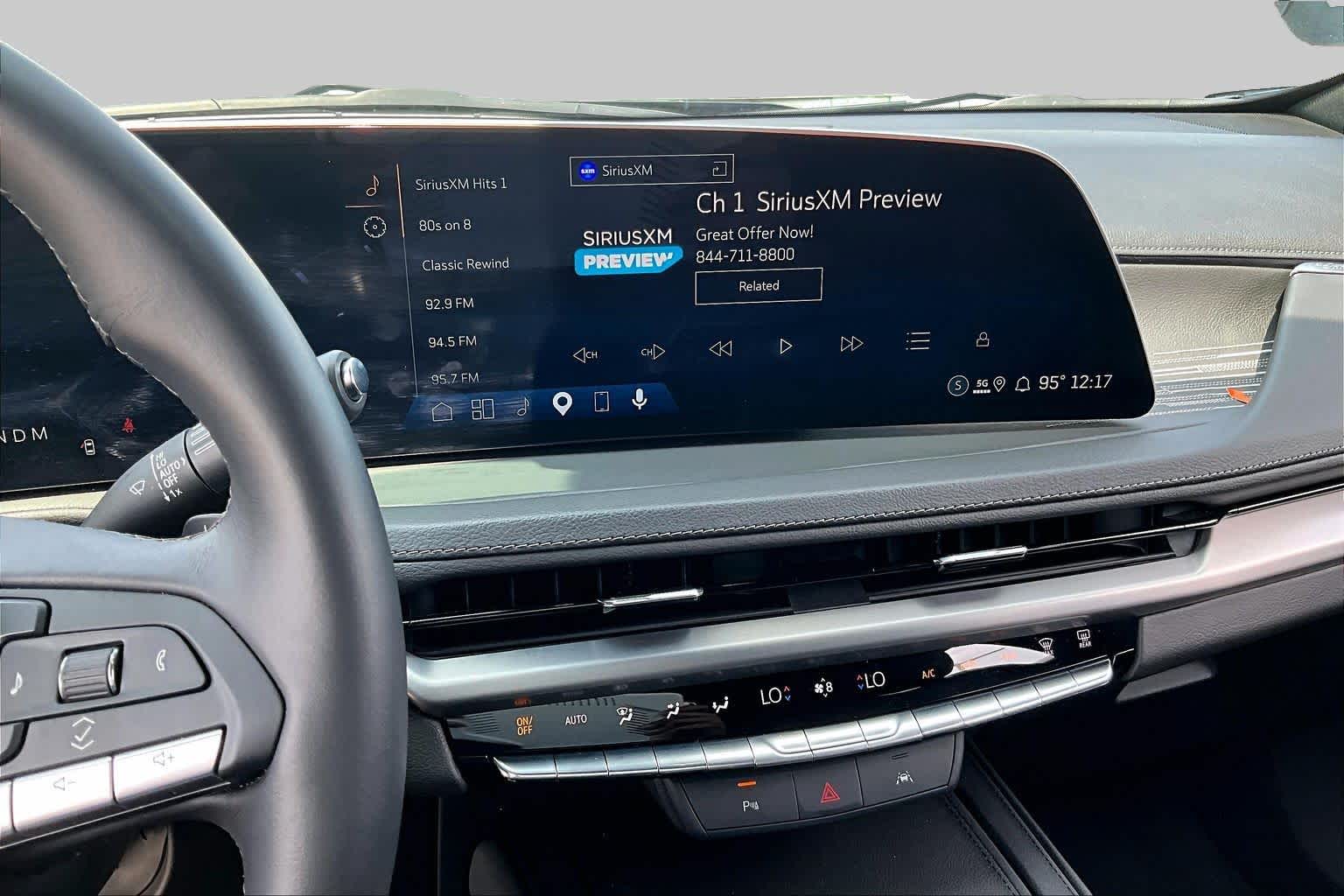 2025 Cadillac XT4 FWD Premium Luxury Stellar Black Metallic at Davis Chevrolet