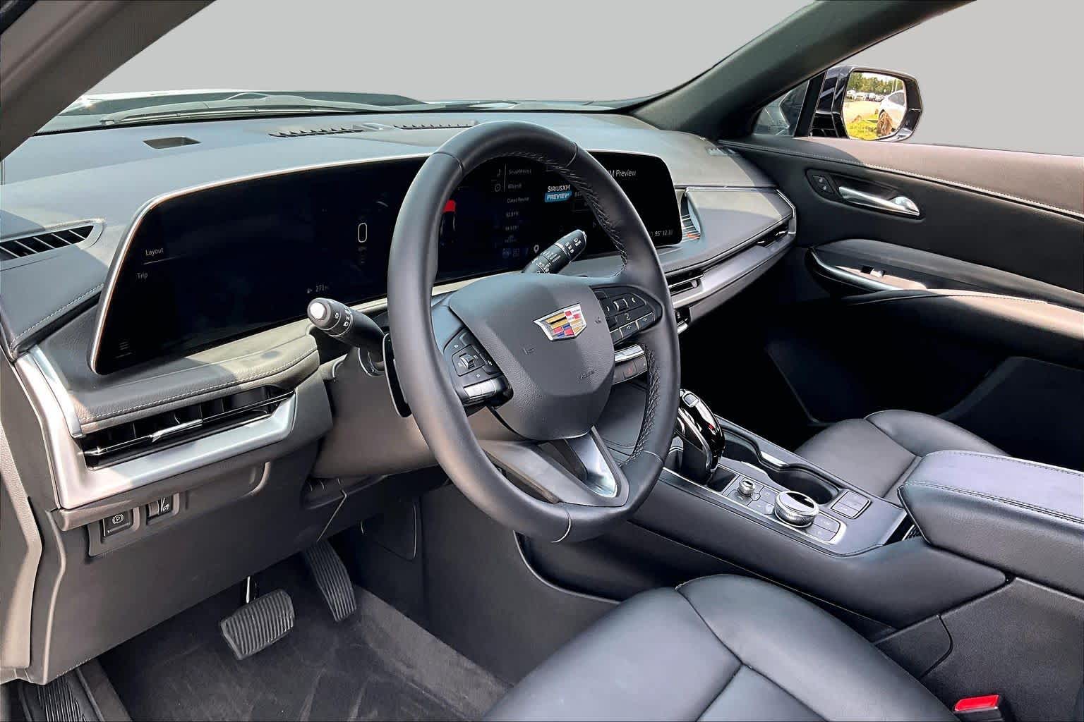 2025 Cadillac XT4 FWD Premium Luxury Stellar Black Metallic at Davis Chevrolet