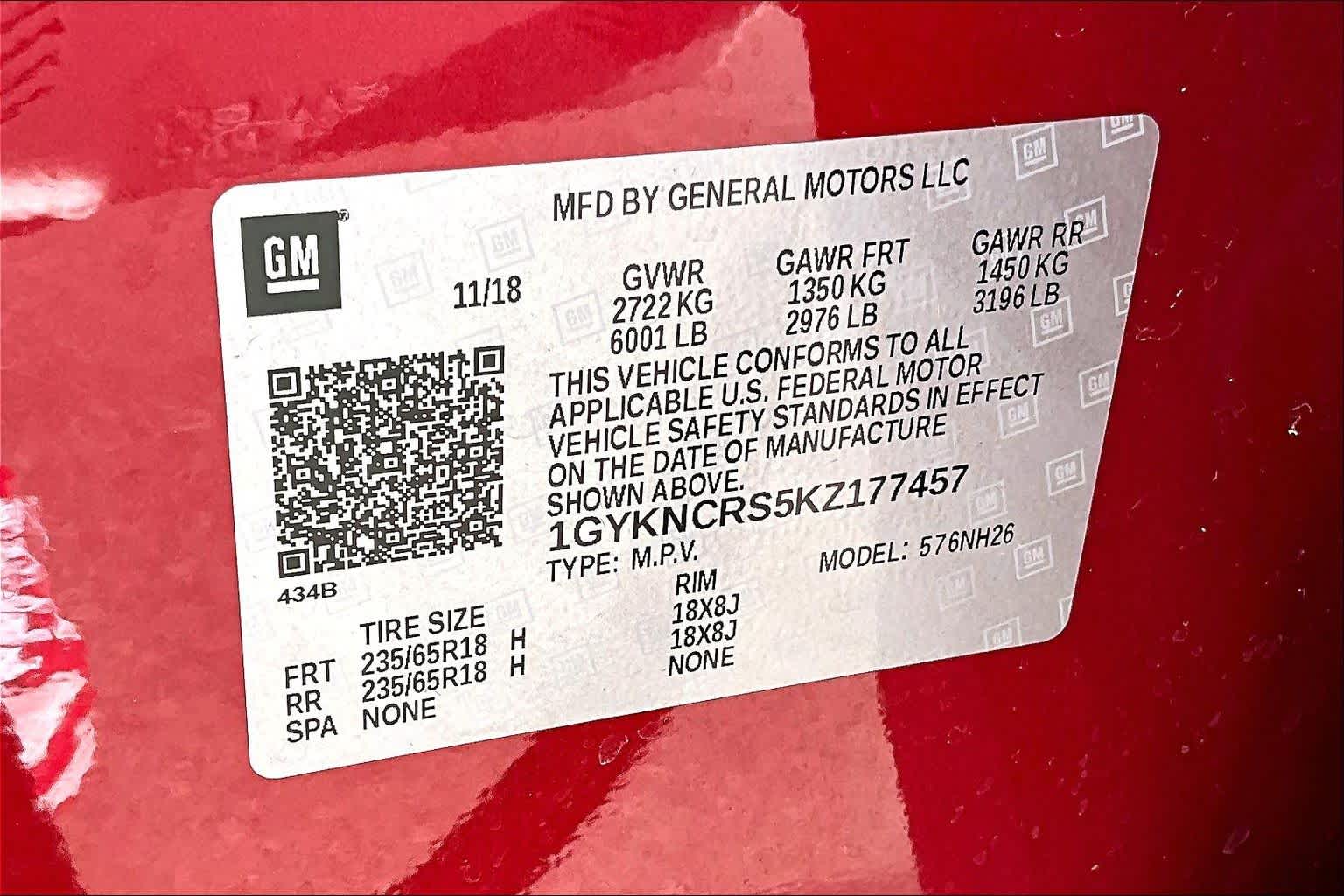 2019 Cadillac XT5 Luxury FWD Red Horizon Tintcoat at Mercedes-Benz of Houston North