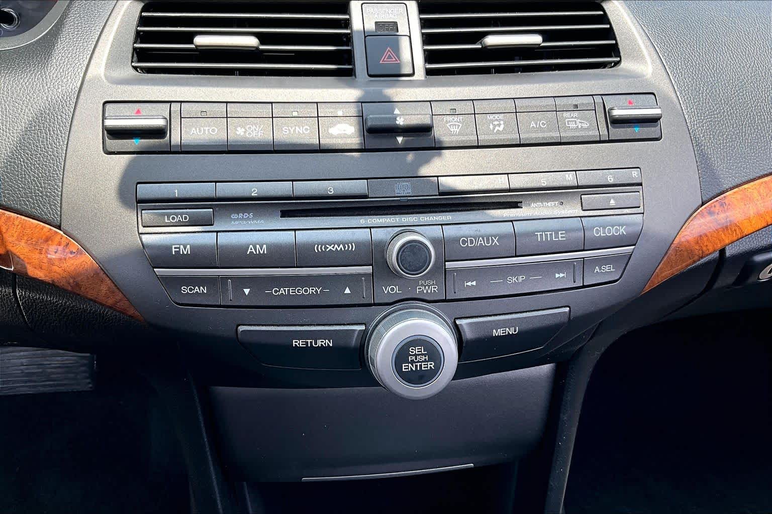 2011 Honda Accord EX-L Crystal Black Pearl at Westside Kia