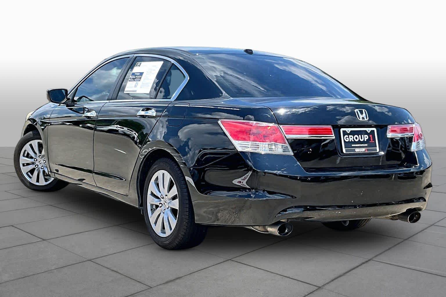 2011 Honda Accord EX-L Crystal Black Pearl at Westside Kia