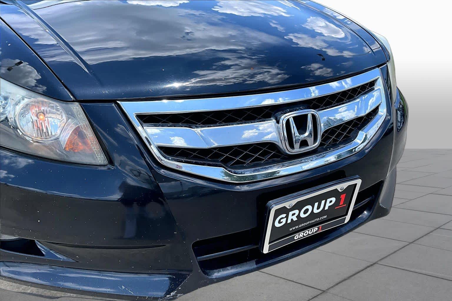2011 Honda Accord EX-L Crystal Black Pearl at Westside Kia
