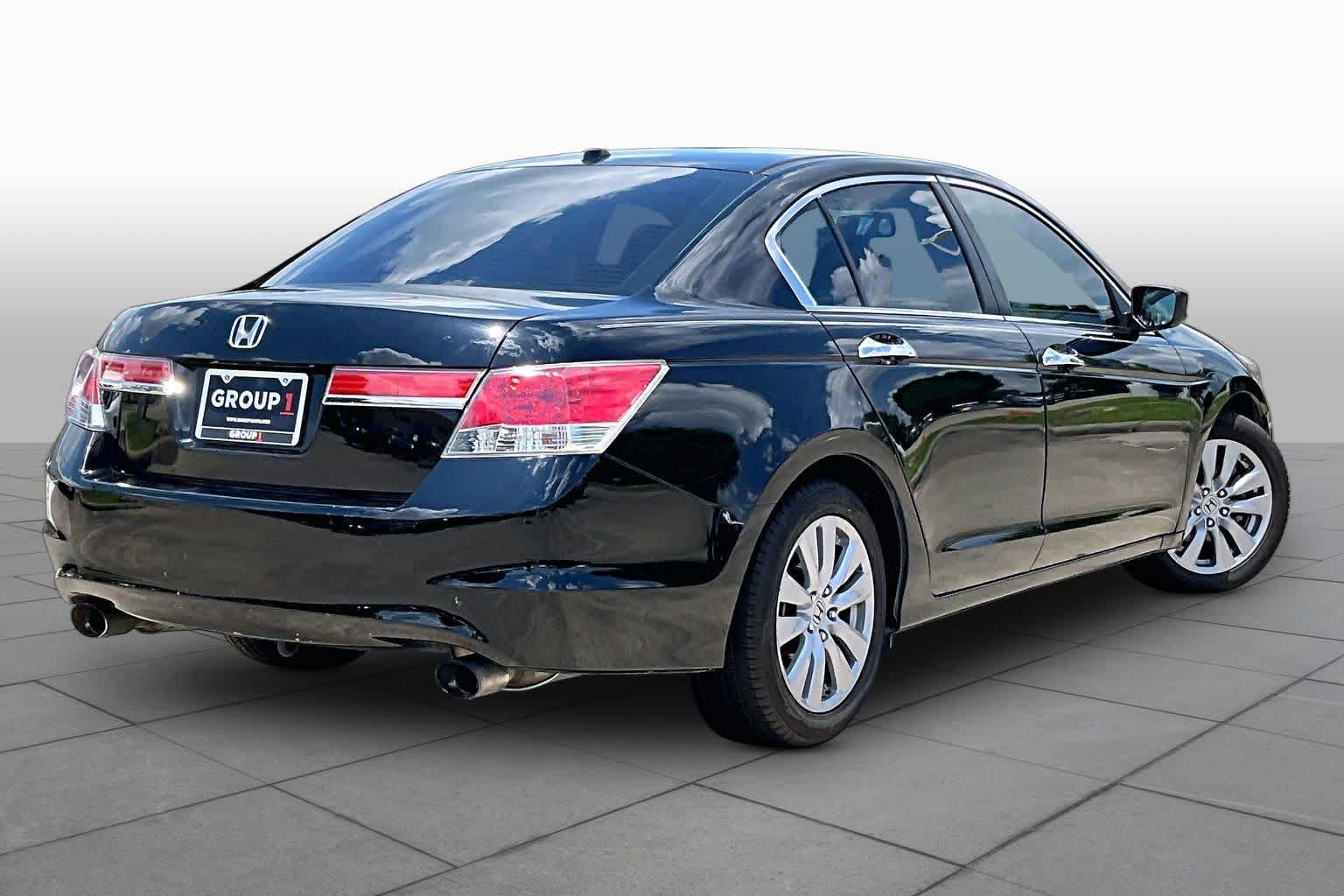 2011 Honda Accord EX-L Crystal Black Pearl at Westside Kia