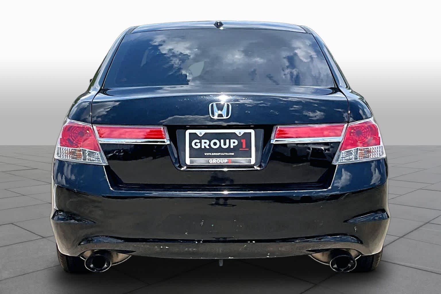 2011 Honda Accord EX-L Crystal Black Pearl at Westside Kia