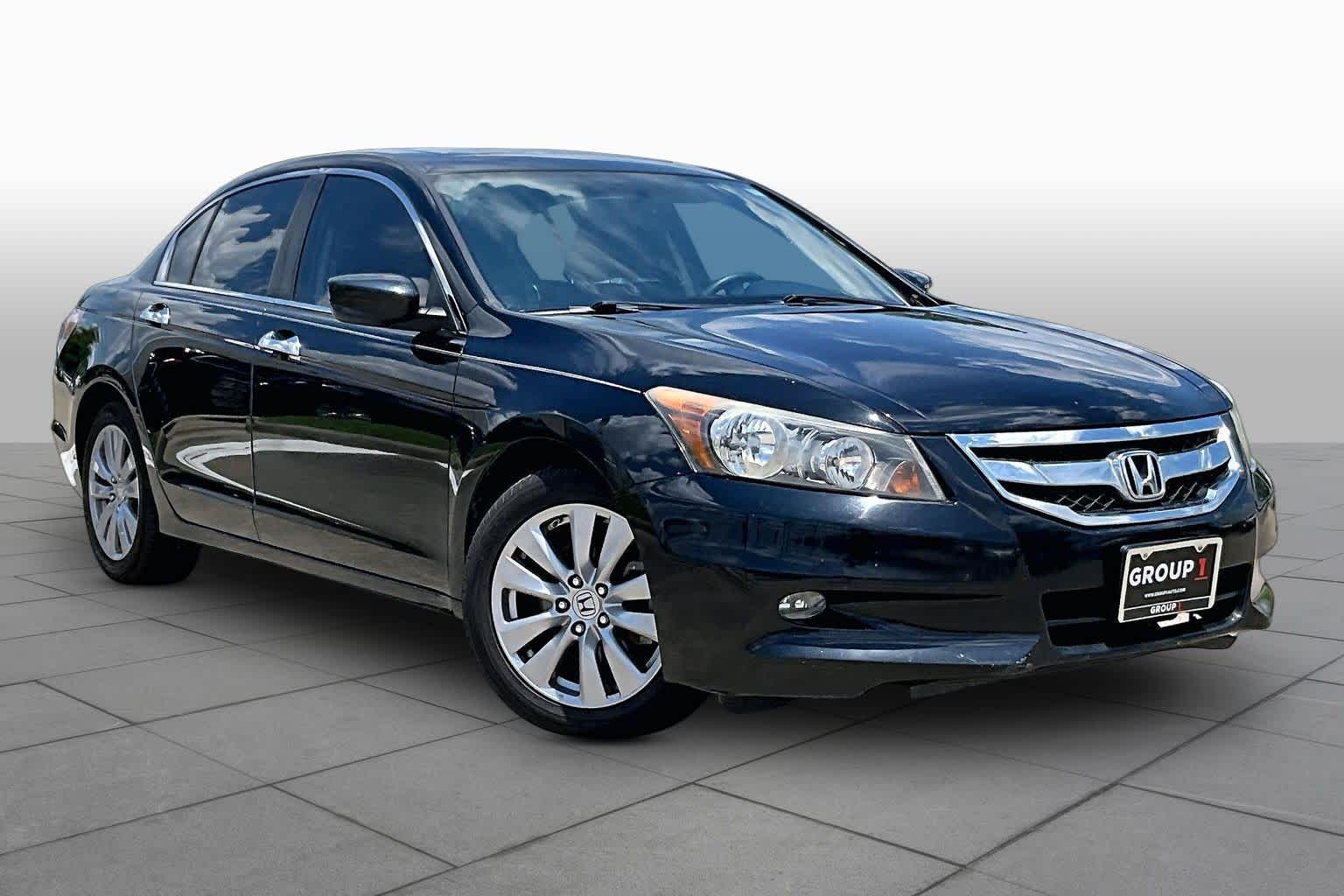 2011 Honda Accord EX-L Crystal Black Pearl at Westside Kia