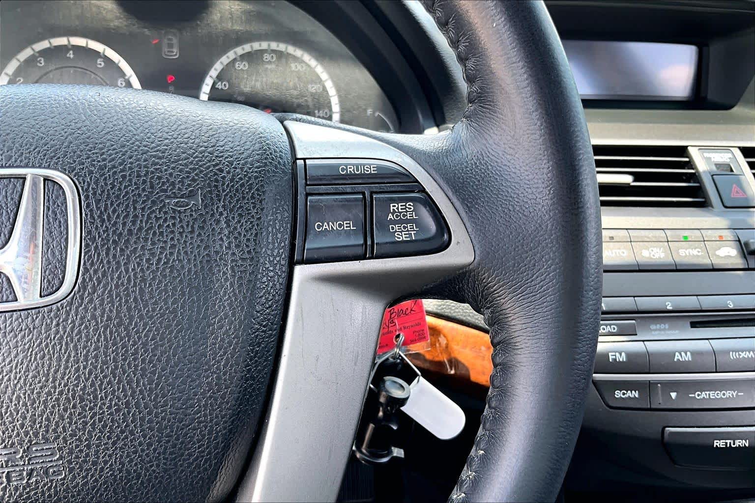 2011 Honda Accord EX-L Crystal Black Pearl at Westside Kia