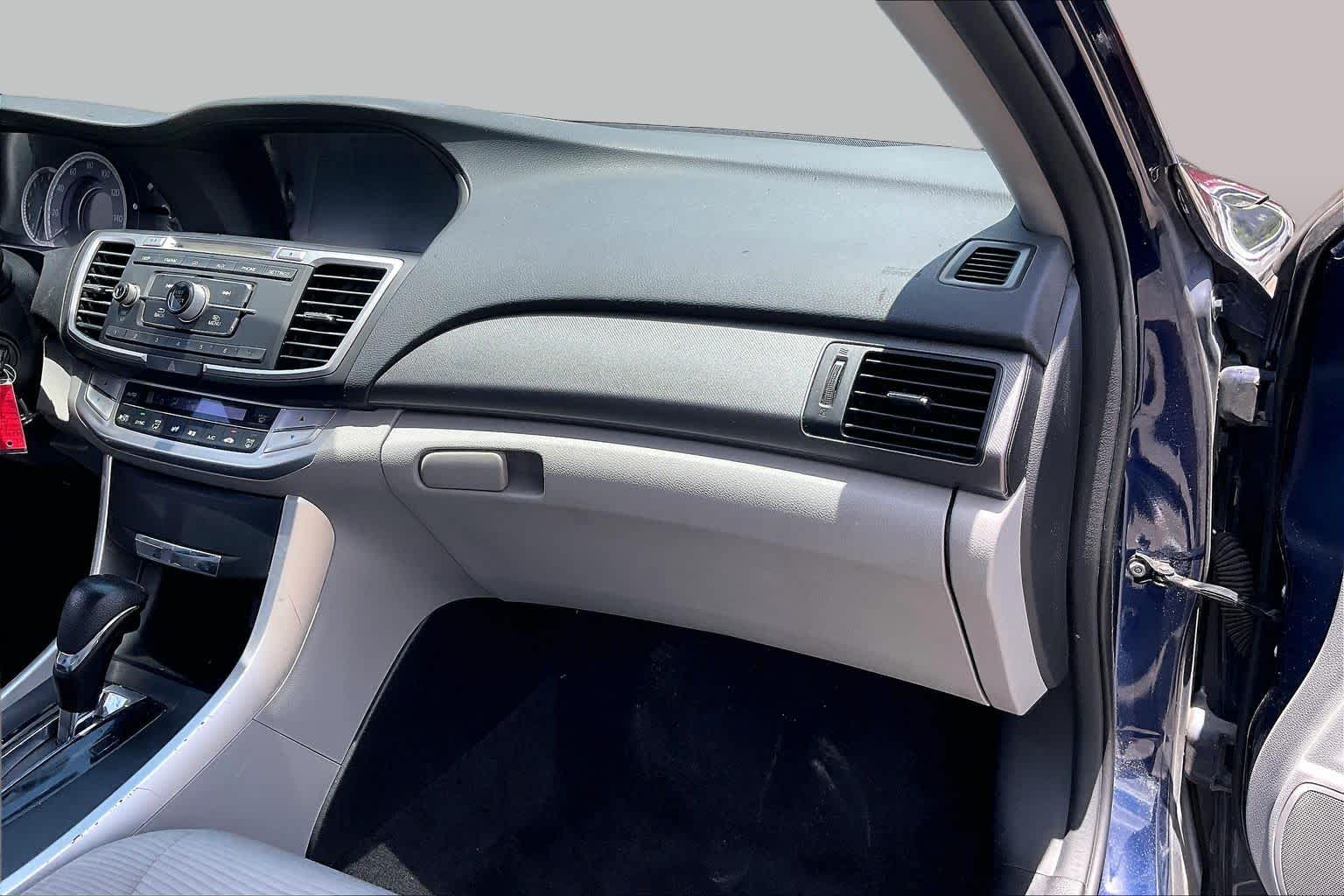 2014 Honda Accord LX Obsidian Blue Pearl at Tomball Ford