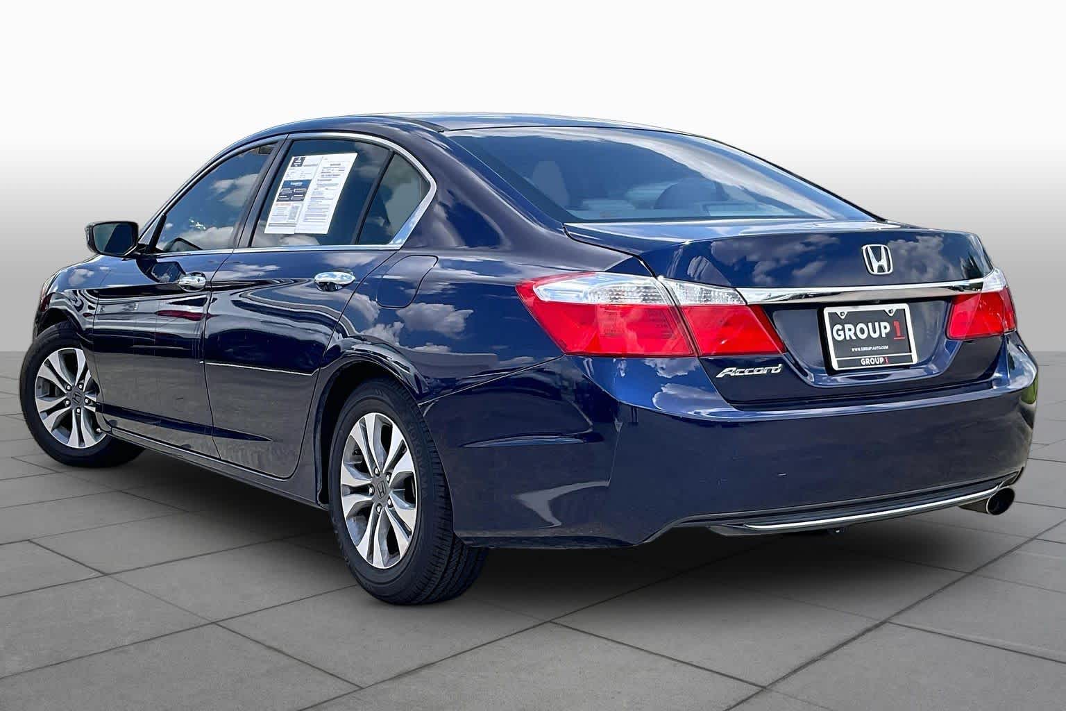2014 Honda Accord LX Obsidian Blue Pearl at Tomball Ford