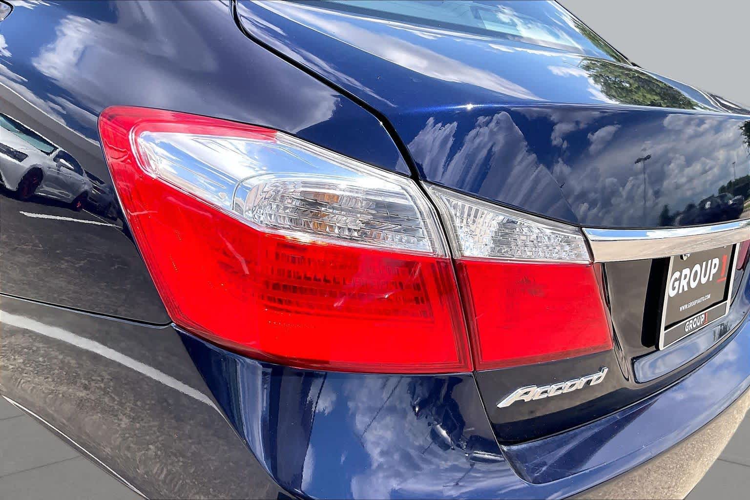2014 Honda Accord LX Obsidian Blue Pearl at Tomball Ford