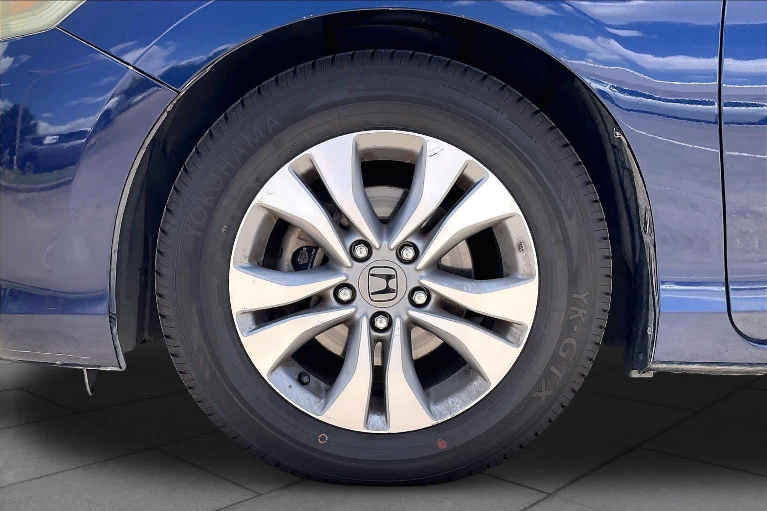 2014 Honda Accord LX Obsidian Blue Pearl at Tomball Ford