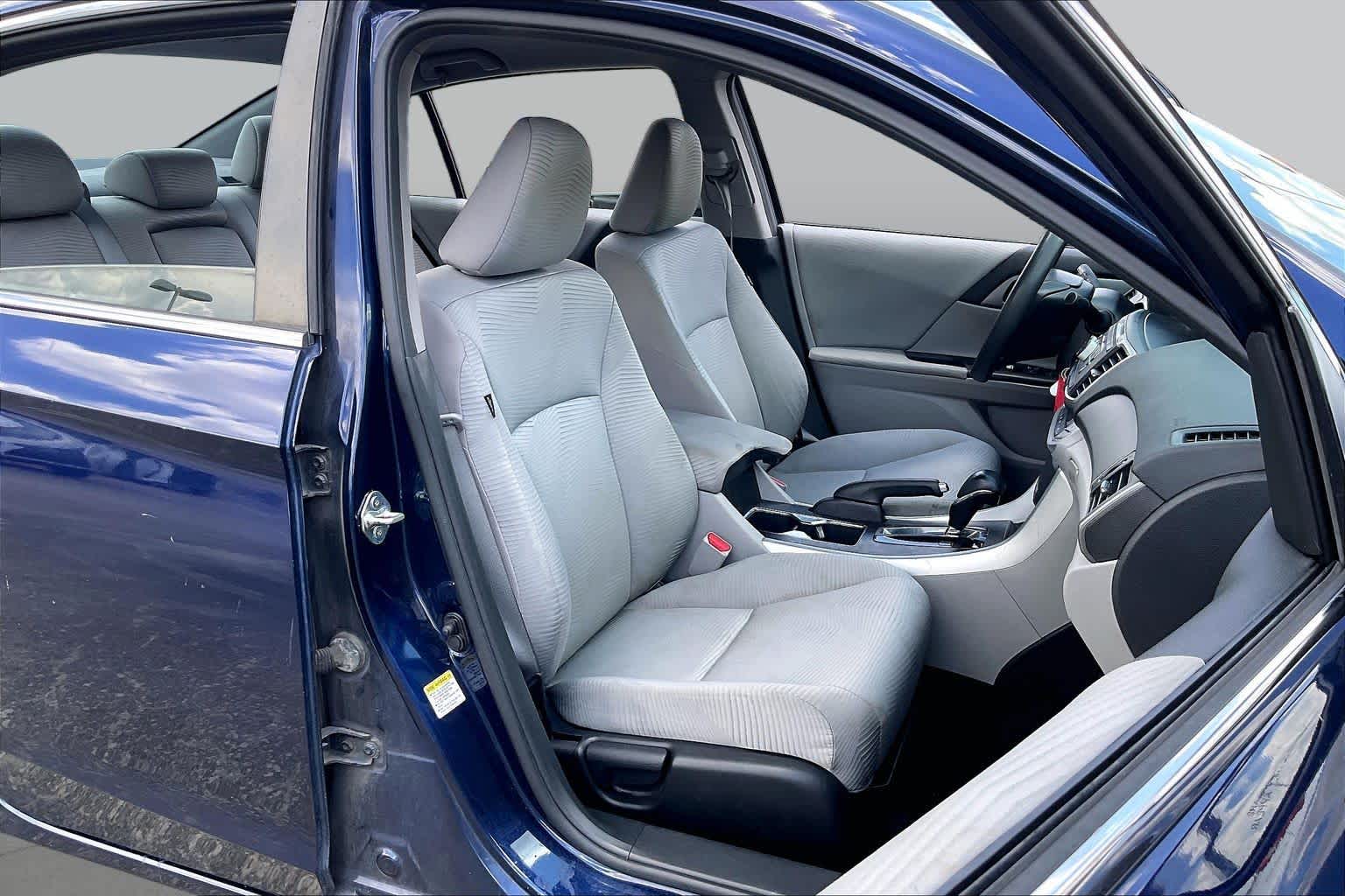 2014 Honda Accord LX Obsidian Blue Pearl at Tomball Ford