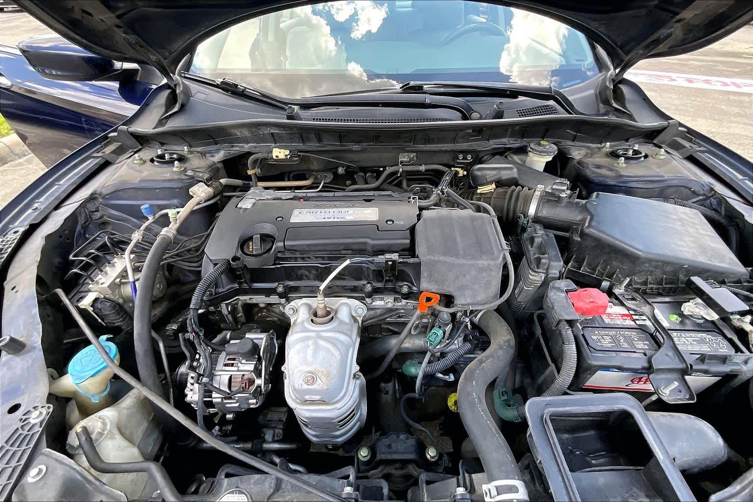 2014 Honda Accord LX Obsidian Blue Pearl at Tomball Ford