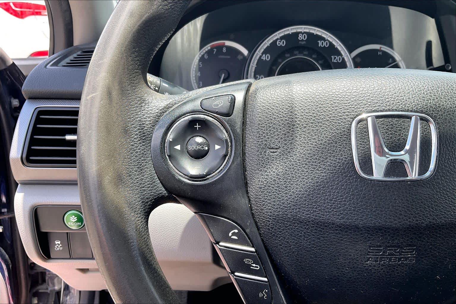 2014 Honda Accord LX Obsidian Blue Pearl at Tomball Ford